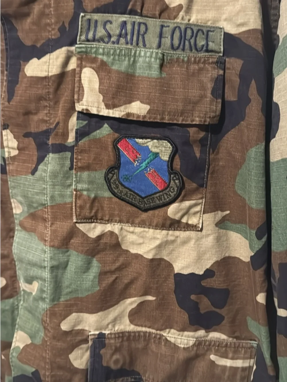 U.S. Air Force Woodland Camo Field Jacket - Men's Military Utility